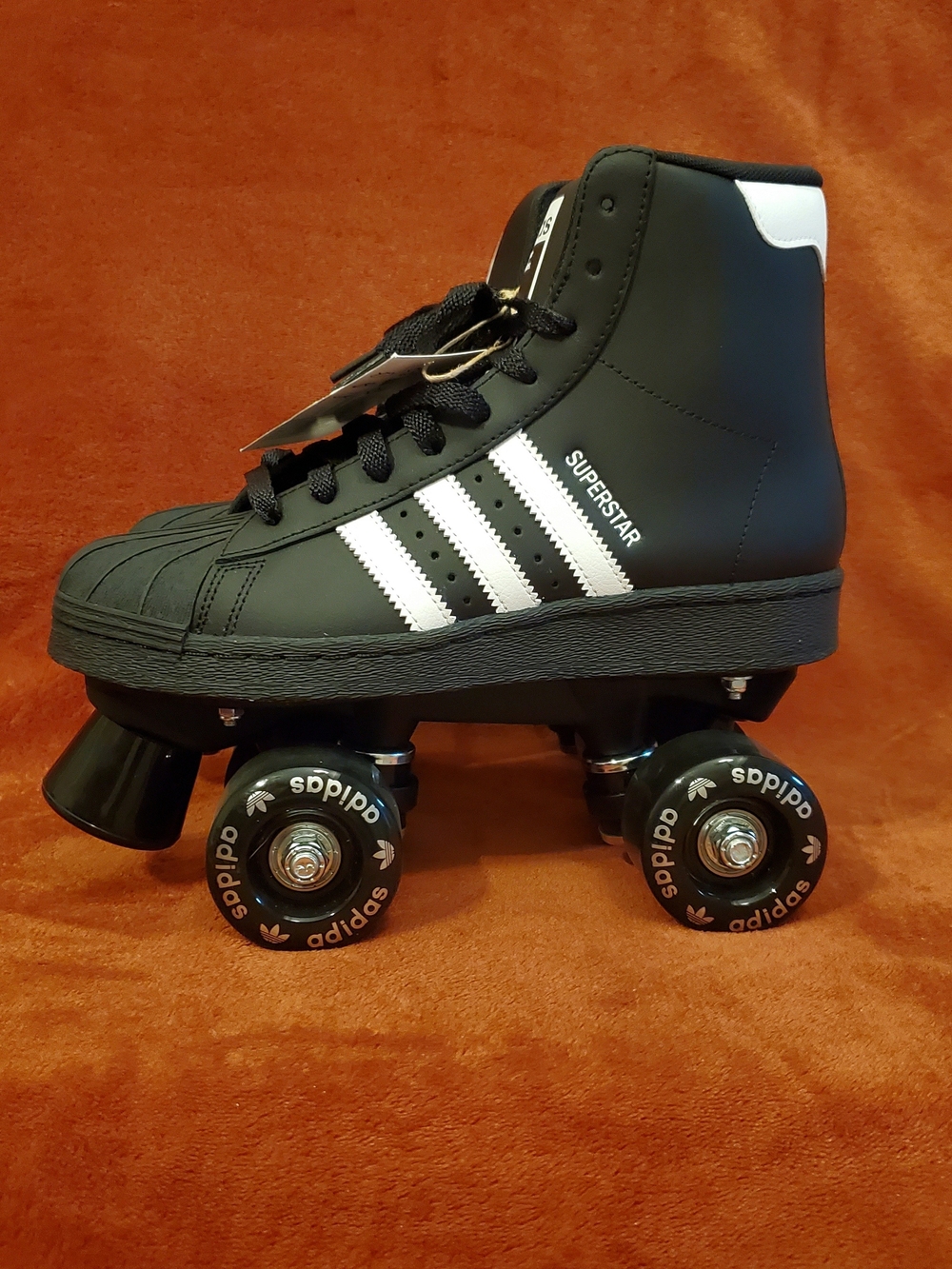 NEW Adidas Superstar High-Top Roller Skates - Black/White
